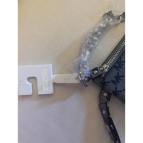 Michael Kors Monogram print waist Fanny bag Blue-New w/tags - Picture 3 of 4